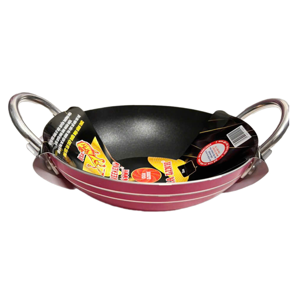 Chảo bầu cạn 2 quai tròn trơn 60cm  