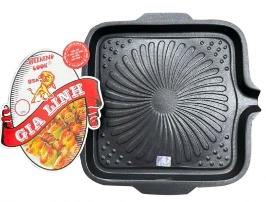 Vỉ nướng chống dính vuông bông 29.5 x 29.5cm