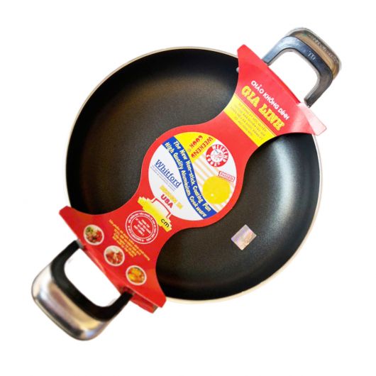 Chảo bằng 2 quai inox phích 30cm