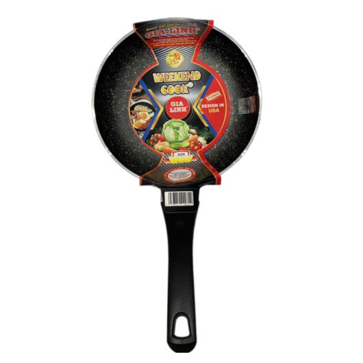 Quánh cạn vân đá 1 tay cầm-32cm