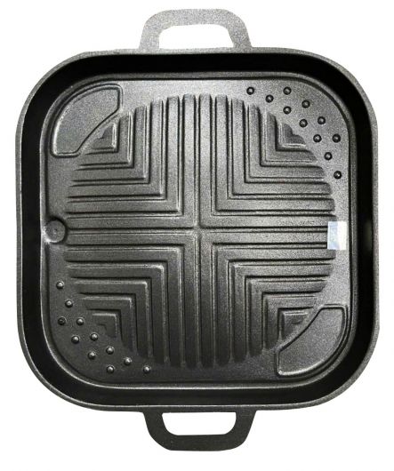 Vỉ nướng chống dính vuông hoa văn bi lớn 31.5 x 31.5cm